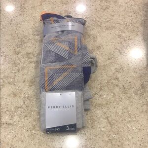 NWT Perry Ellis Portfolio 3 Pack of Socks